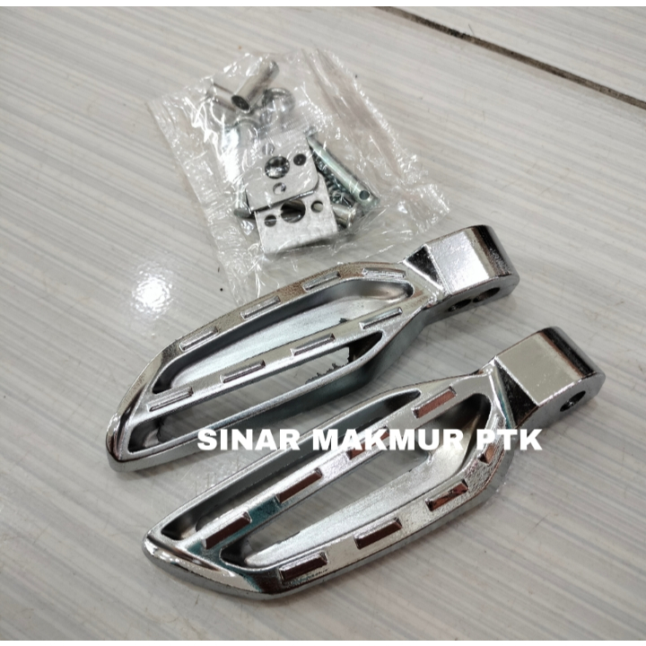 FOOTSTEP STEP BELAKANG ALUMUNIUM NEW SCOOPY 2023 PNP BEAT VARIO SCOOPY GENIO / STEP SCOOPY BLACKLIST
