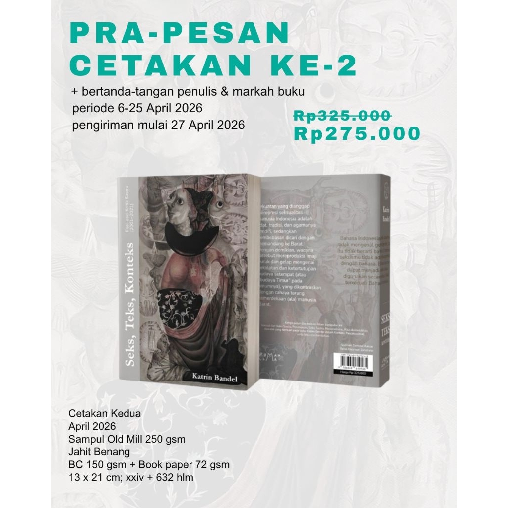 (TTD) Buku Katrin Bandel Seks, Teks, Konteks