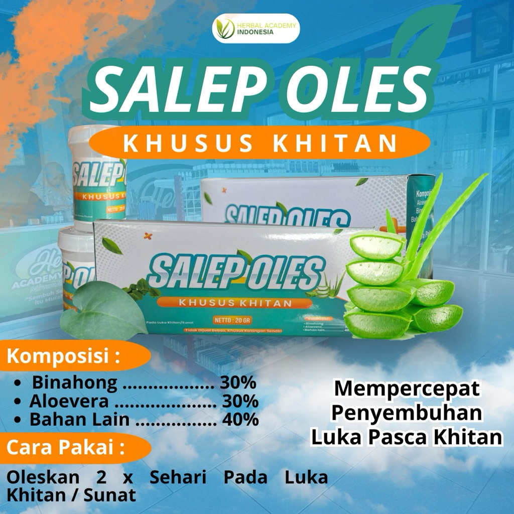 KEMASAN BARU/OBAT/SALEP SUNAT/KHITAN SUPER RING 100% BAHAN ALAMI