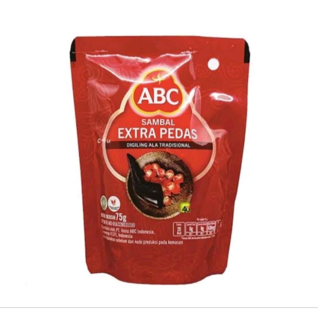 Sambal Cabai Asli Extra Pedas 65 Gram - Heinz ABC