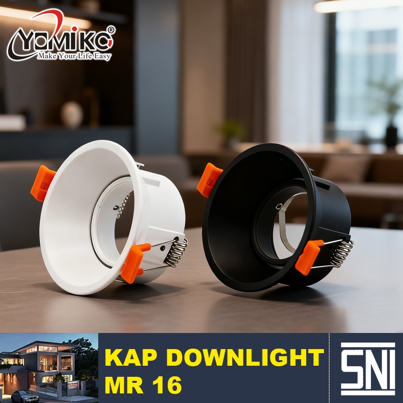 YOMIKO Kap Lampu Downlight Halogen MR16 / Downlight Inbow Pinhole - MR16