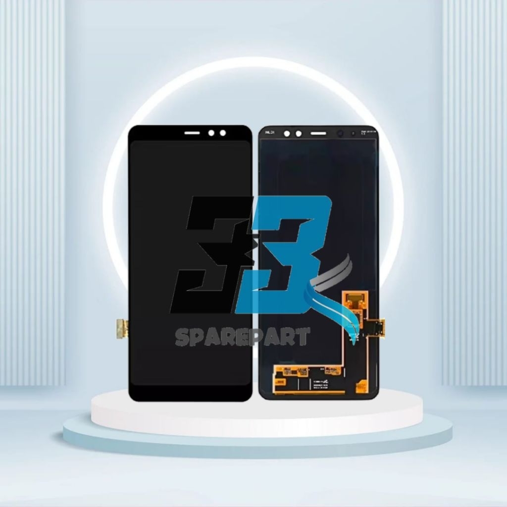 LCD TOUCHSCREEN SAMSUNG GALAXY A8+ 2018 / A730 / A8 PLUS 2018 ORIGINAL OLED (FINGERPRINT)