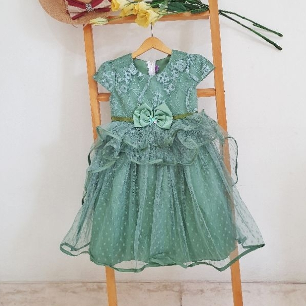 SAGE DRESS - Dress pesta anak murah