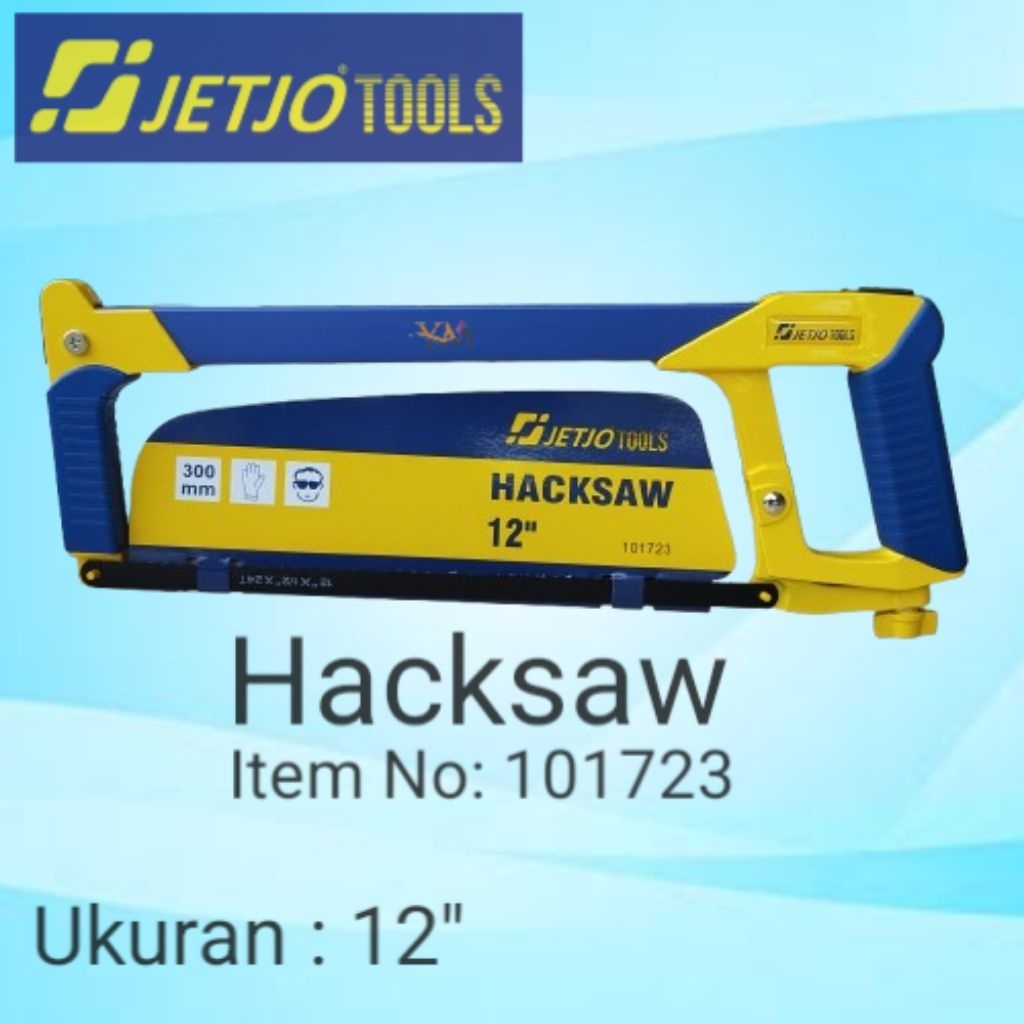 Gagang Gergaji Besi Hacksaw Jetjo 12" Inch