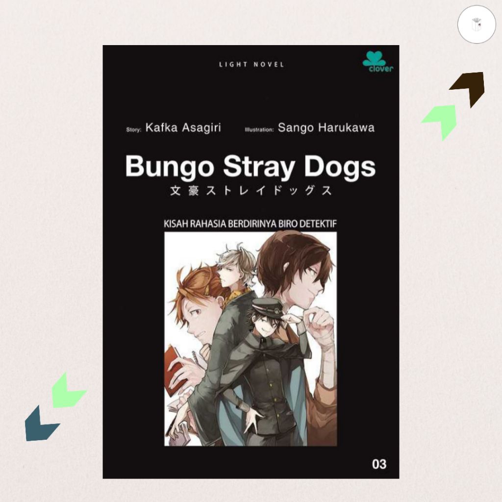 Buku Novel Bungo Stray Dogs Volume 3 + Bonus - Kafka Asagiri