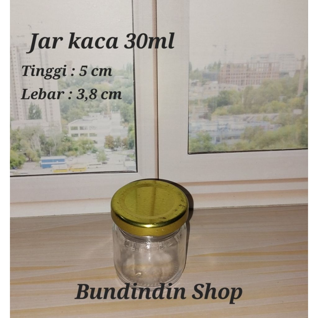 Jar kaca uk 30ml