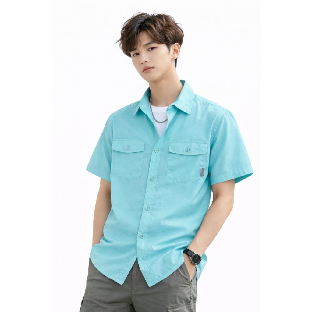 Kemeja Columbia Pria Original – Bahan Adem Dry Fit
