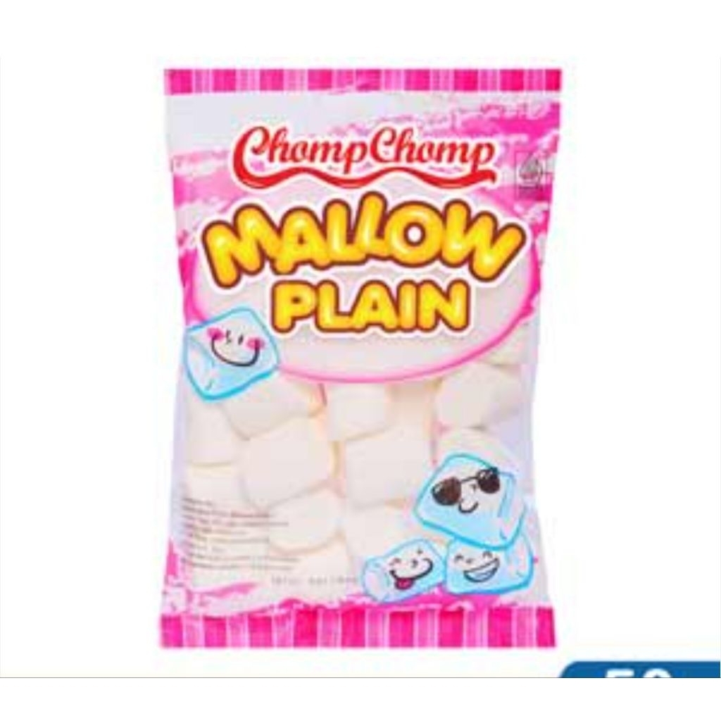 CHOMP CHOMP MALLOW PLAIN MARSMALLOW PLAIN 50GRAM