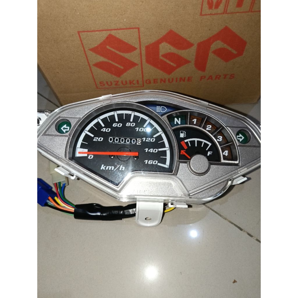 speedometer spidometer suzuki shogun 125 RR,FL,NR,SP FL ROBOT ori sgp