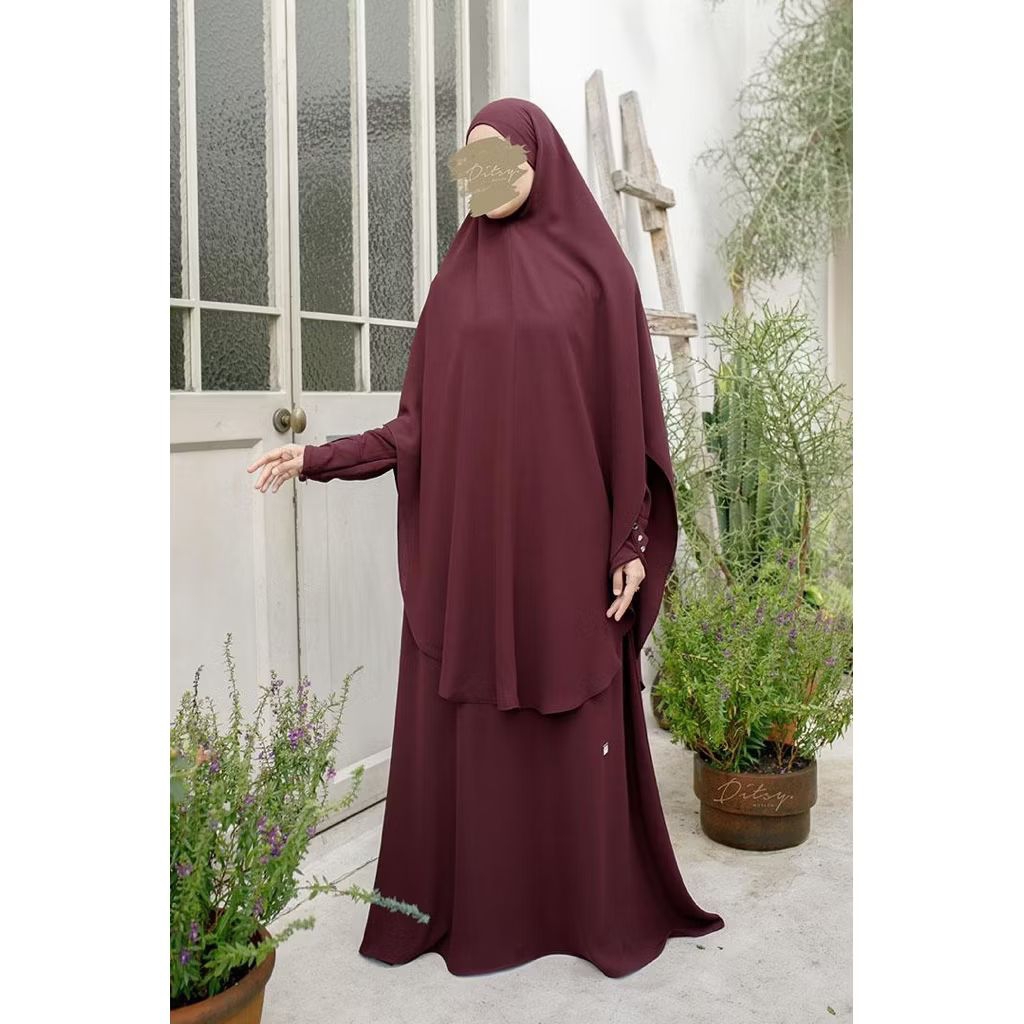 [SIAP KIRIM] LIELA MAIRA JETBLACK MAROON ASHGREY DARK GREEN BY DITSY EDISI MARET 2026