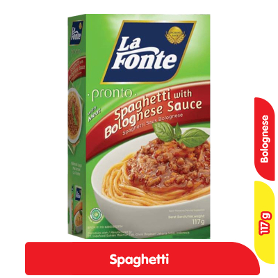 La Fonte Spageti Saus Bolognese 117 g