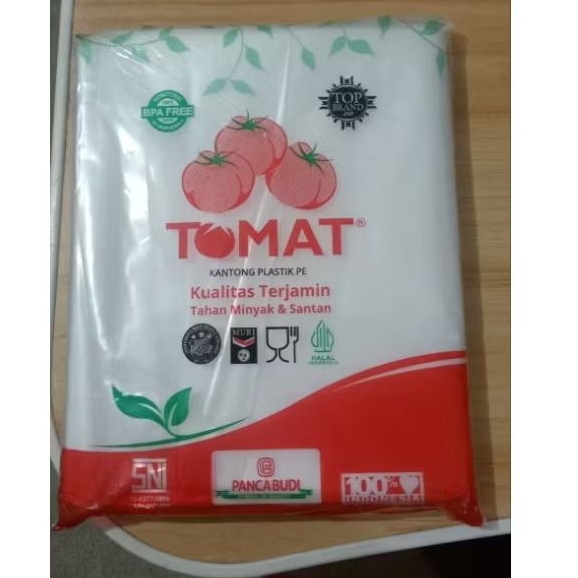 plastik PE tomat ukuran 15x35 1 pack