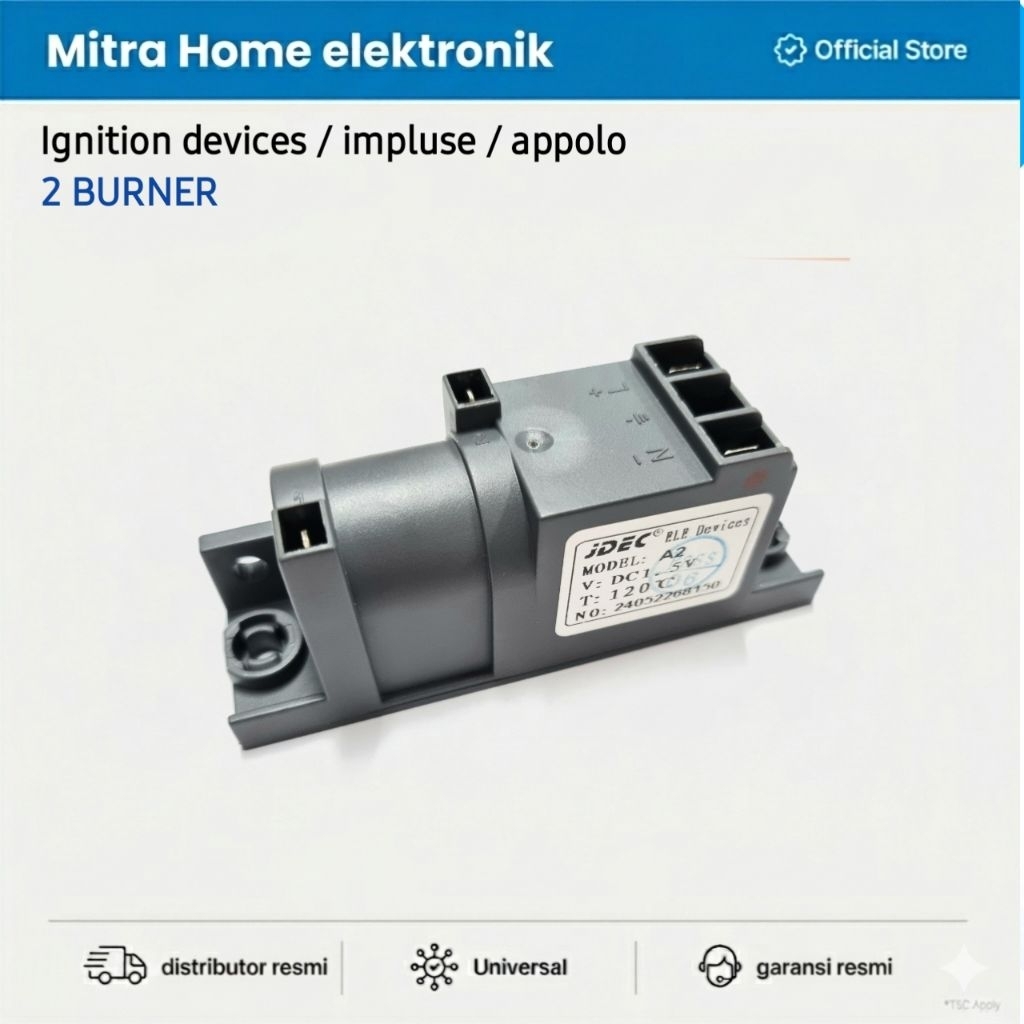 PEMANTIK KOMPOR TANAM MODENA ORIGINAL MODENA IGNITION DEVICE (2 BURNERS)