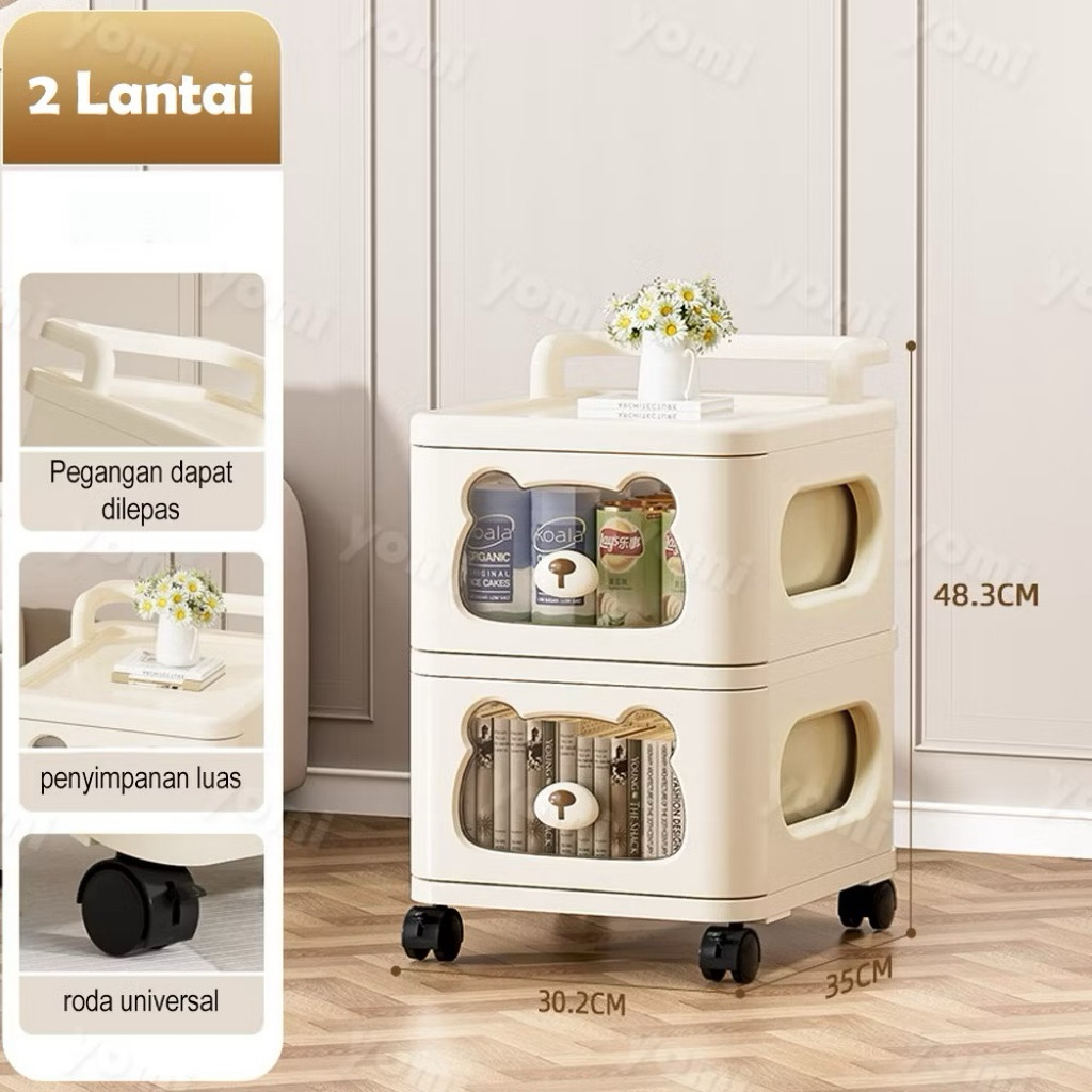 Lemari Laci Beruang / Cabinet Storage / Kabinet Penyimpanan Plastik