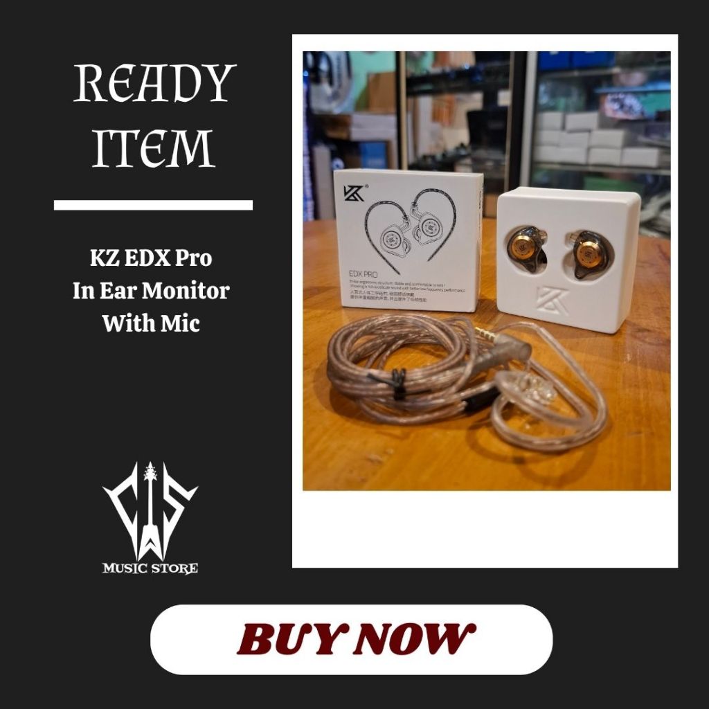 KZ EDX Pro In Ear Monitor With Mic