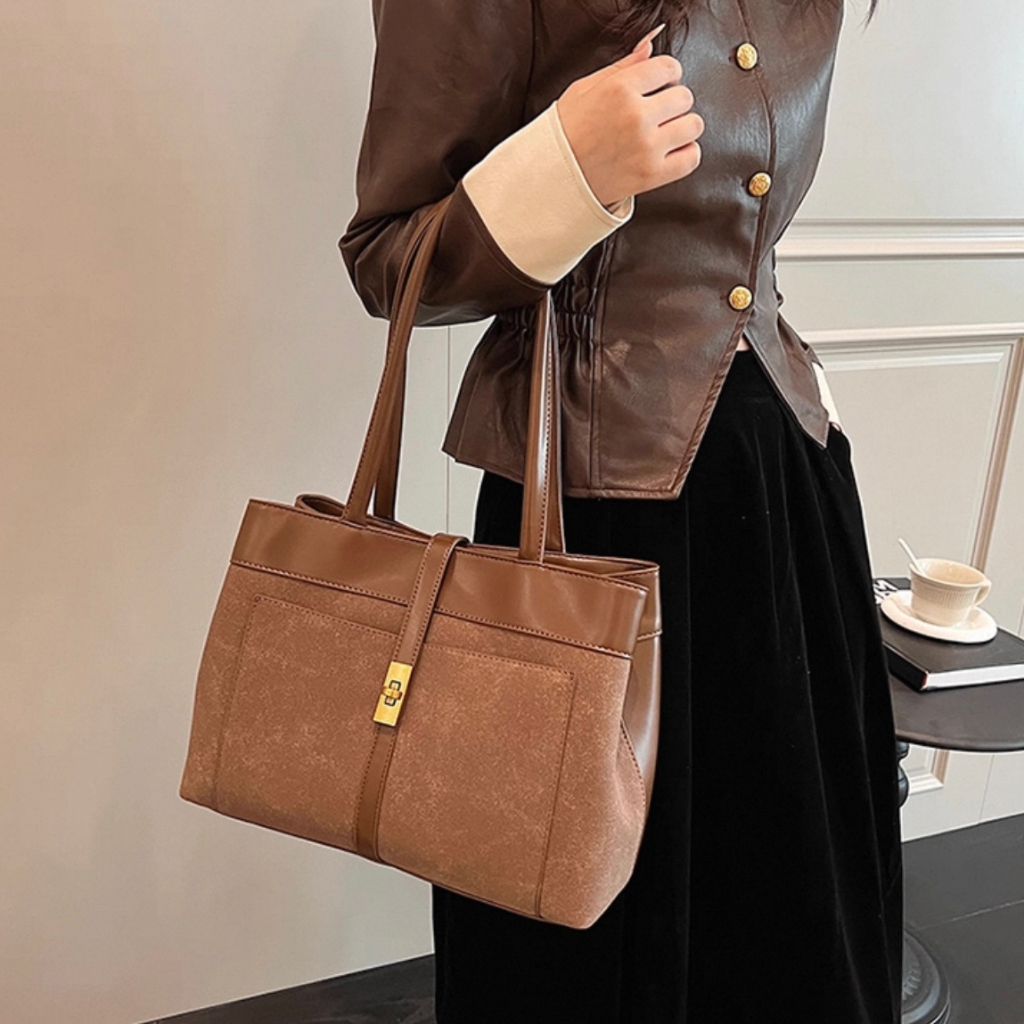 Evarabes Butik - Tote Bag Shoulder Bag Tas Wanita Besar Single Shoulder