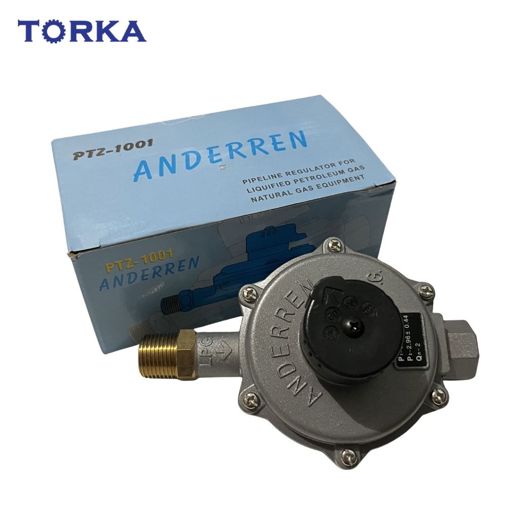 Regulator LPG jalur pipa MBG merek ANDERREN PTZ 1001 Pipeline Regulator
