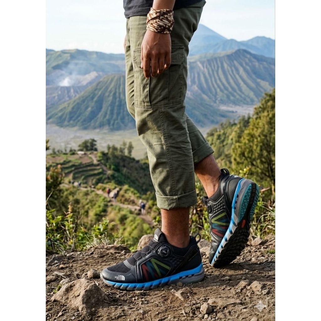 Sepatu Outdoor Trail/Run Tnf Boa System