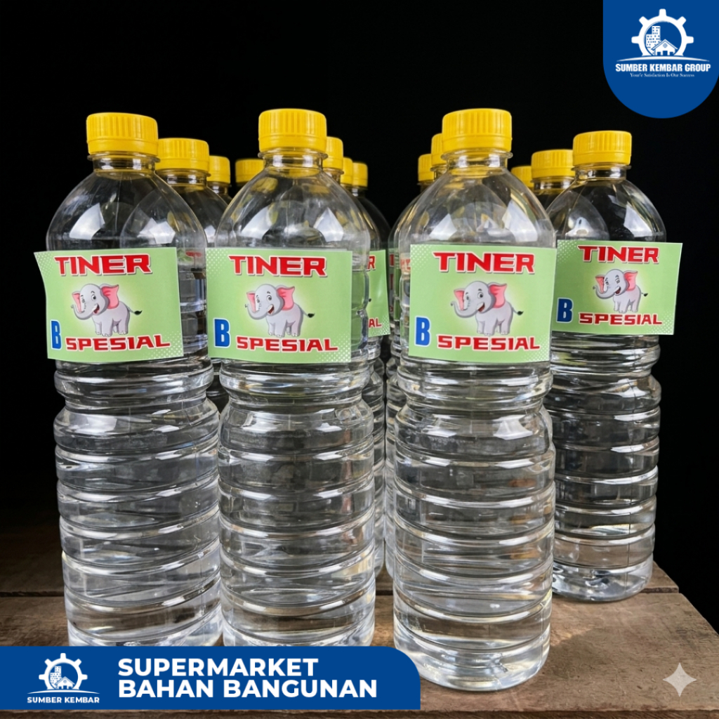Thinner B Special Pengencer Cat Tinner Tiner Campuran Cat Kayu Dan Besi 1 Liter 0.5 L