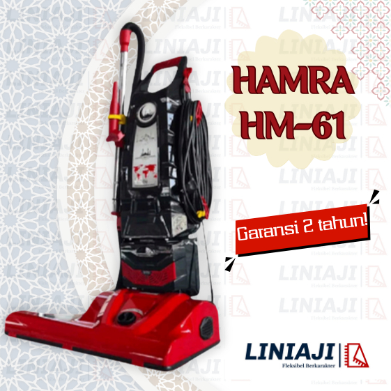 LINIAJI - Vacuum Cleaner Hamra Makina Garansi 2 Tahun Vakum Khusus Karpet Masjid HM-61Asal Turki