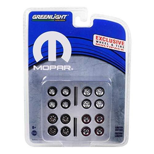 GL-13168 - GREENLIGHT 1:64 GL MUSCLE EXCLUSIVE WHEEL & TIRE MULTIPACK