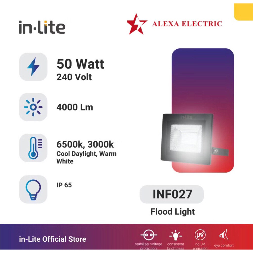 LAMPU SOROT OUTDOR (INF027) IN-LITE