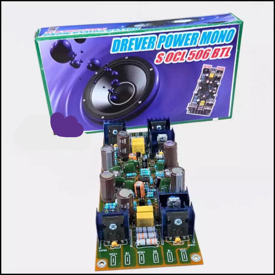 Kit Driver Power Mono SOCL 506 BTL / Super OCL 506 BTL Bridge Suara Mantap Low Sub