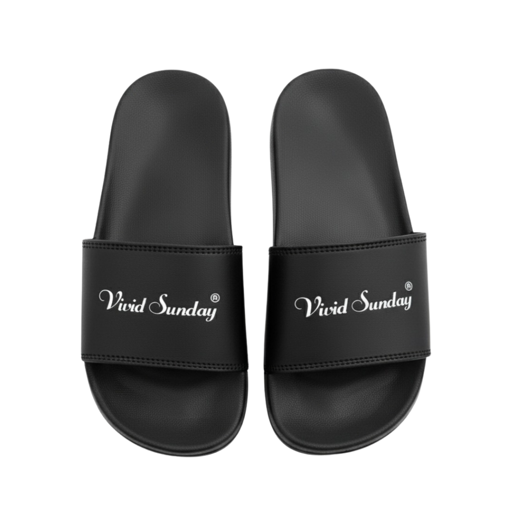 Vivid Sunday - Sandal Selop Pria Dewasa Bahan Karet Anti Slip Nyaman Sendal Sehari Hari Cowok