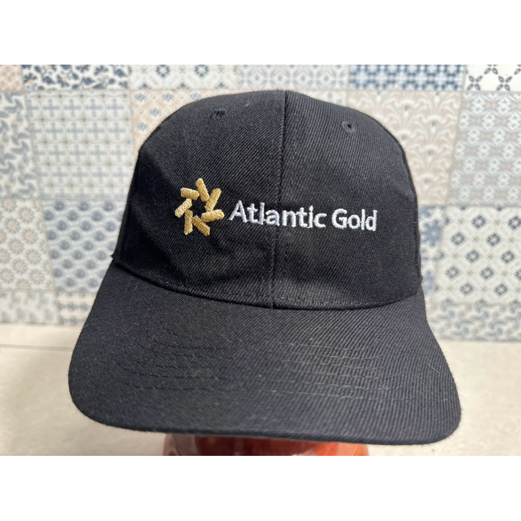 Topi Second Brand Branded Atlantic Gold Tag Putih Simple Cap Original