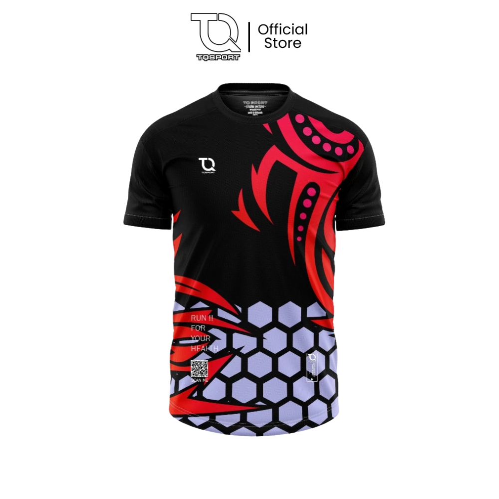 TQSPORT - Batik Baju Olahraga Pria Voli Futsal Running