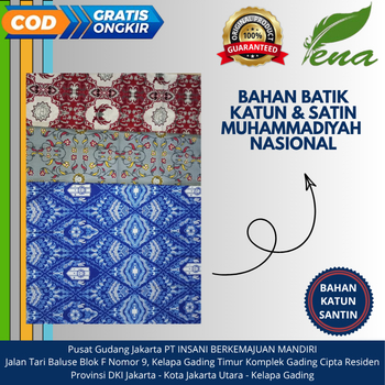Kain SMP Batik IPM Muhammadiyah Bahan Seragam IPM Muhammadiyah Nasional