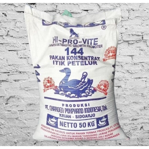 KONSENTRAT ITIK PETELUR HI PRO VITE 144 PAKAN LENGKAP SEKILO