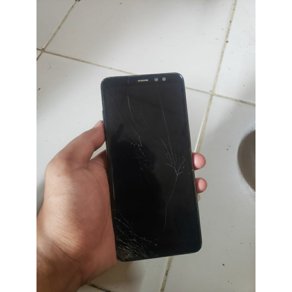 Samsung A8 Plus, A8+ 2018 SM A730F Mesin Normal, LCD Minus