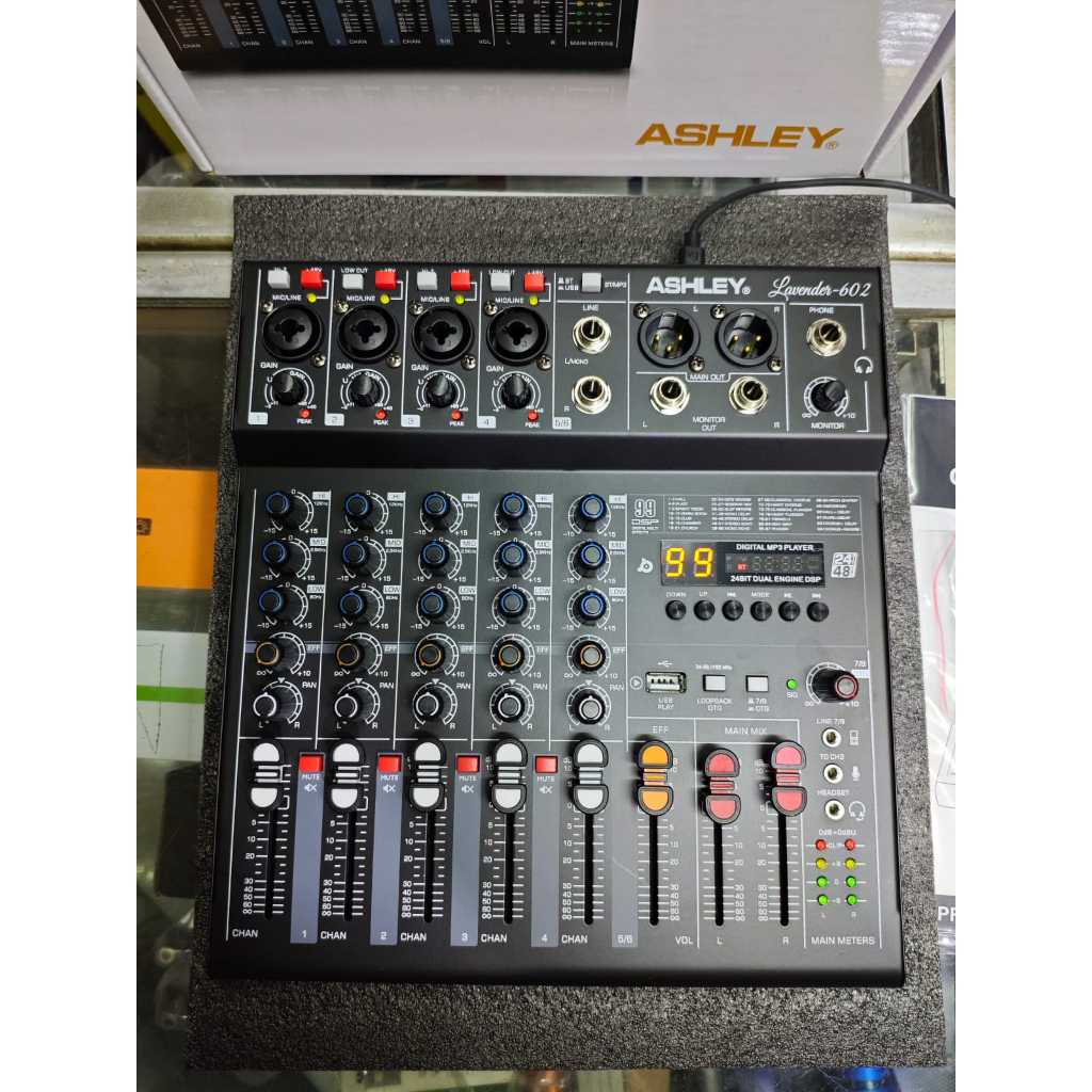 Mixer Ashley Lavender 602 Mixer Ashley 6 Channel Original