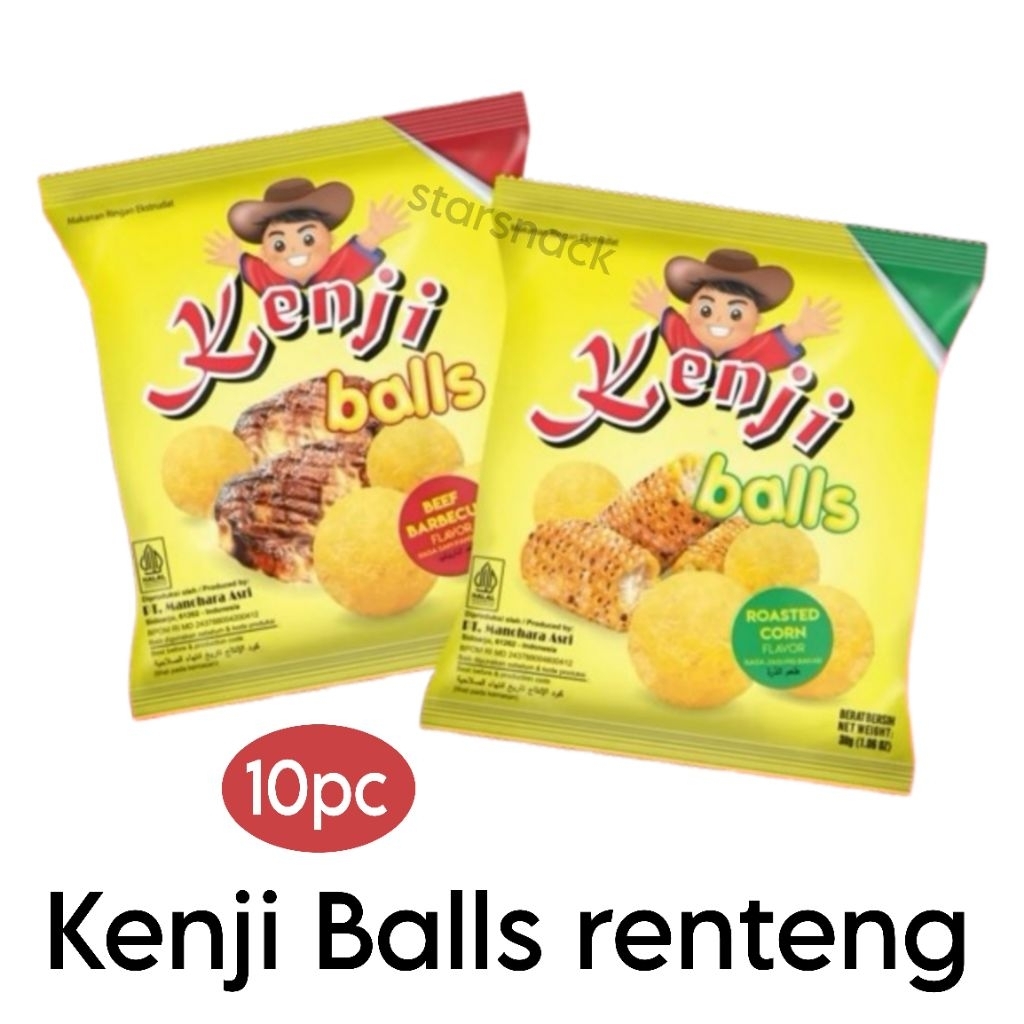 Kenji balls snack Koboi isi 10pc renteng