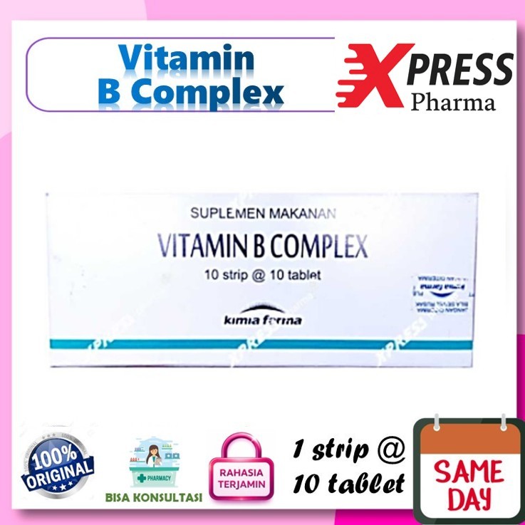 XPRESS  Vitamin B Complex Komplek Kompleks Strip 10 tablet