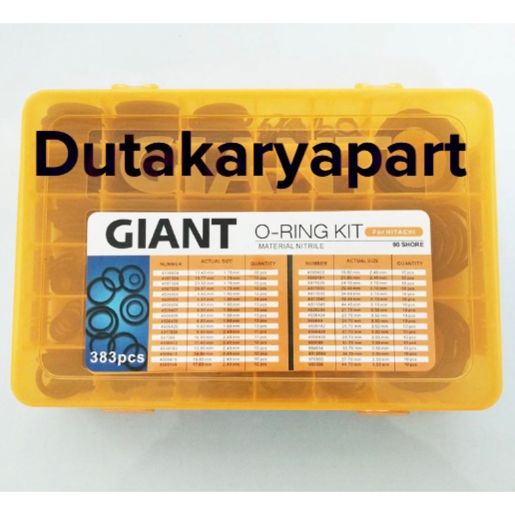 ORING BOX ORING KIT SET HITACHI GIANT