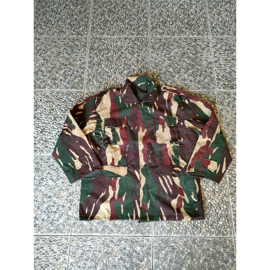 Jaket Parka Loreng Kopassus Bolak Balik - Jaket Kopassus Loreng