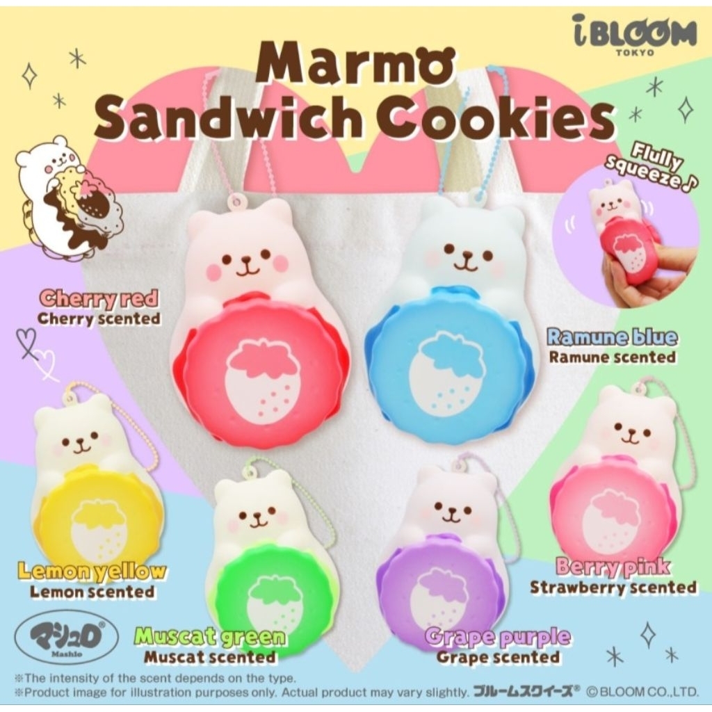 Squishy Ibloom Marmo Sandwich Cookies Limited Version