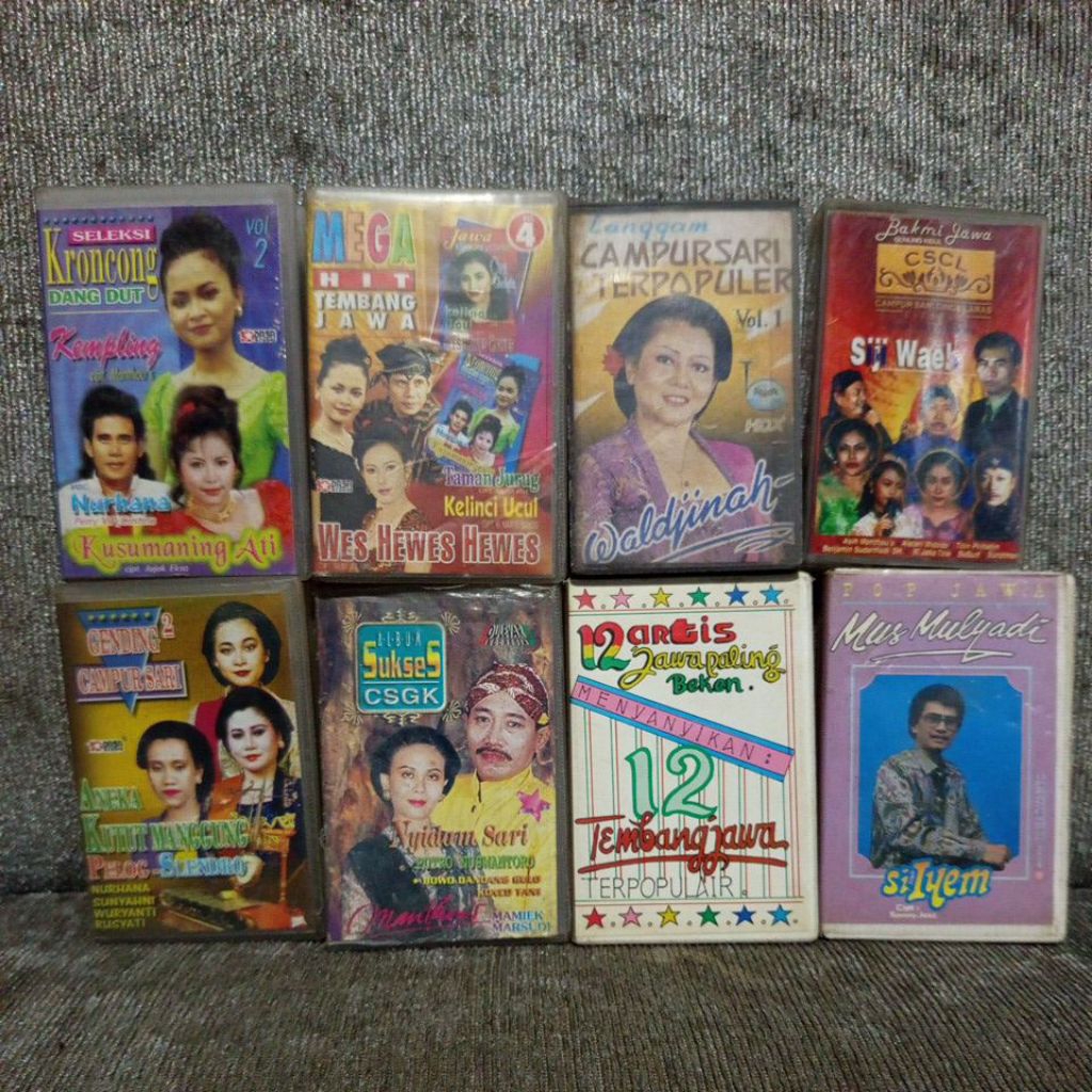 kaset campursari / campur sari / jawa - waldjinah & didi kempot & manthous