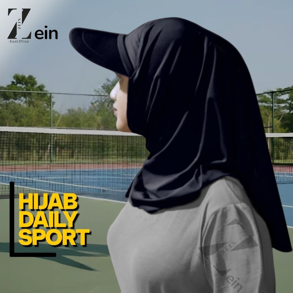 A,Z.HIJAB TOPI SPORTY,JILBAB TOPI SPORTY,Hijab olahraga dewasa