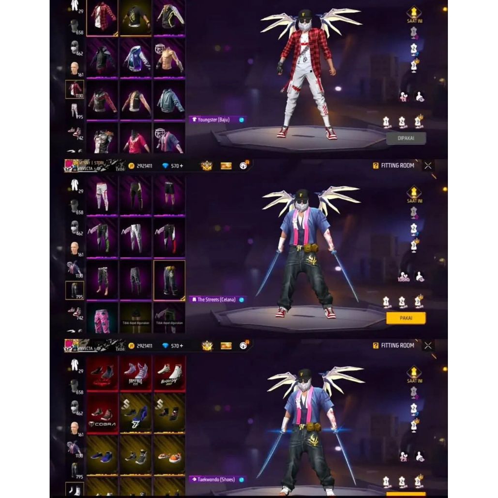 Akun free fire Sultan old Sultan Terpercaya, Lengkap, Aman