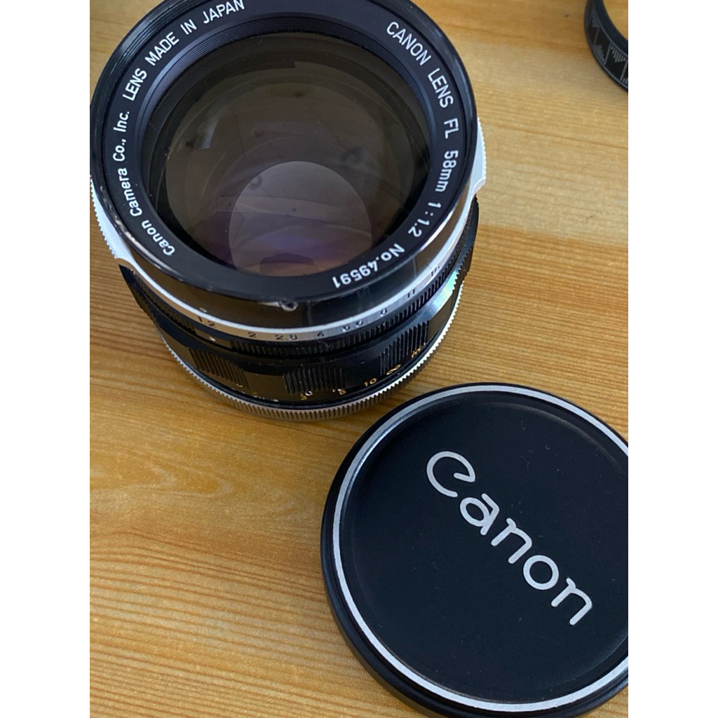 CANON FL 58mm f1.2 bokeh monster