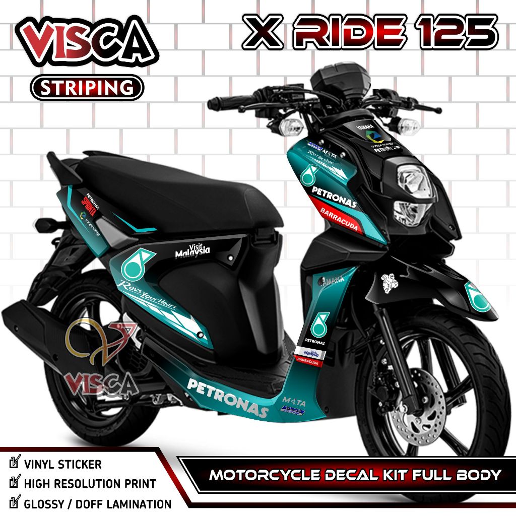 (PROMO SPECIAL) Decal X Ride 125 - Stiker X Ride 125 - Dekal X Ride 125 Full Body - Striping X Ride 