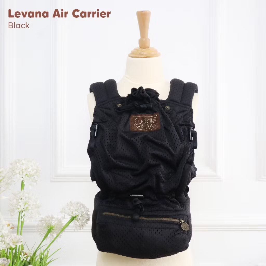 PL like new Gendongan cuddle me levana air black