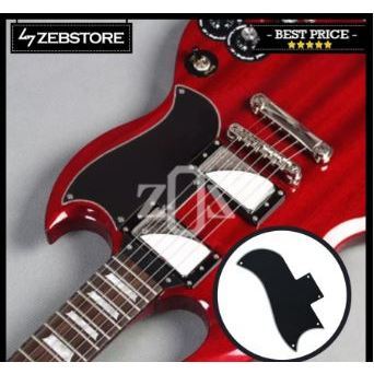 Pickguard Gibson SG Std Half Face Black 3Ply