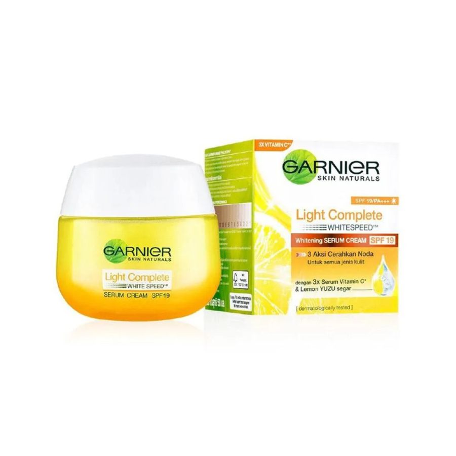 Garnier Light Complete White Speed Yuzu Whitening Serum Cream SPF 19 50ml