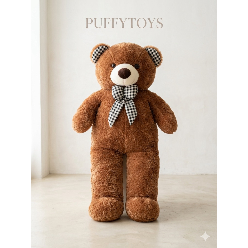 Teddy Bear Beruang Jumbo Super Lembut Empuk Boneka Besar Lucu