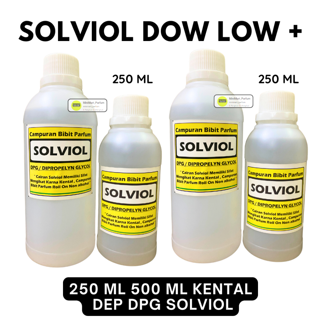 SOLVIOL - DPG Campuran Bibit Parfum Roll On - DPG / Solviol / Solfior / Sol - Campuran Biang Parfum 