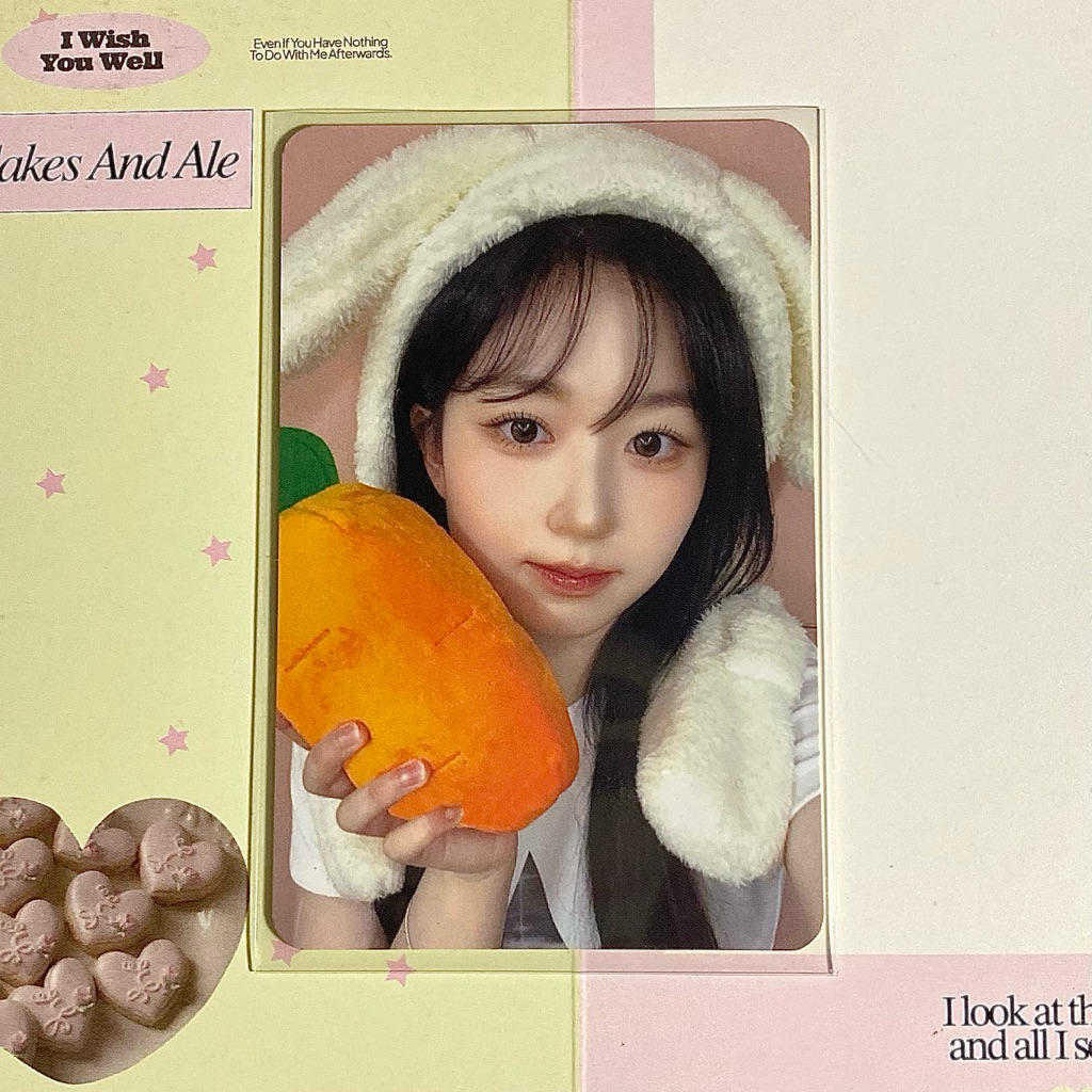 [ Ready ] Photocard Official Haewon Nmixx Bunny Rabbit Makestar Fe304 : Break